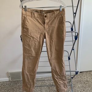 J Crew Factory size 6 Frankie chino tan